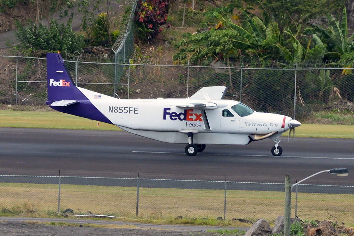 N855FE FedEx Feeder Cessna 208B Super Cargomaster