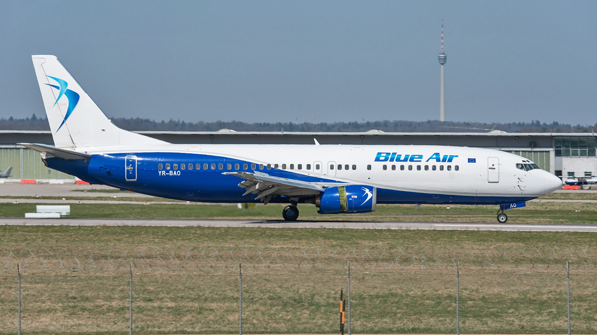 YR-BAO Blue Air Boeing 737-400