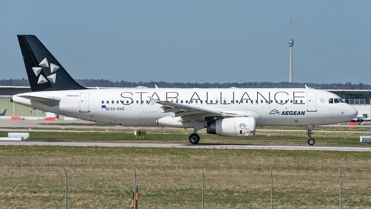 SX-DVQ Aegean Airlines Airbus A320-200
