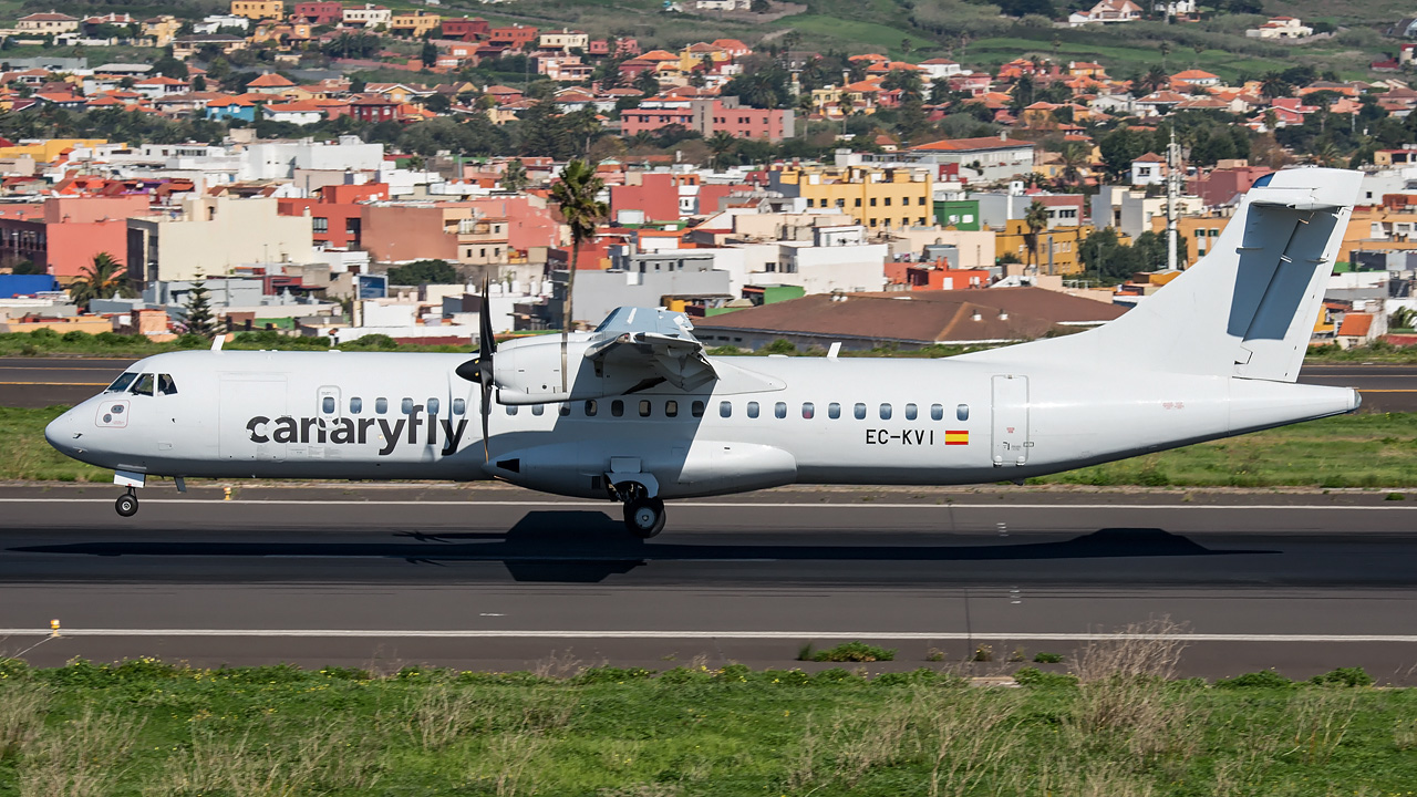 EC-KVI Canaryfly Aerospatiale ATR-72-200