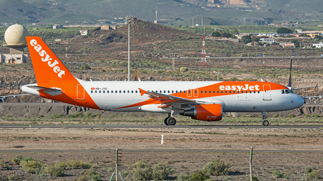 HB-JYD EasyJet Switzerland Airbus A320-200