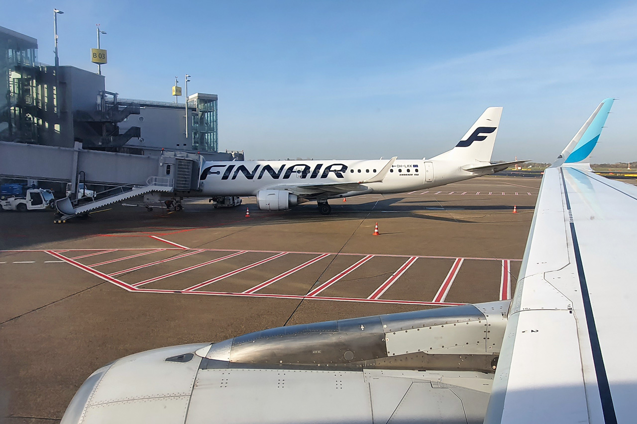 OH-LKK Finnair Embraer ERJ-190 - DUS 18.11.2021