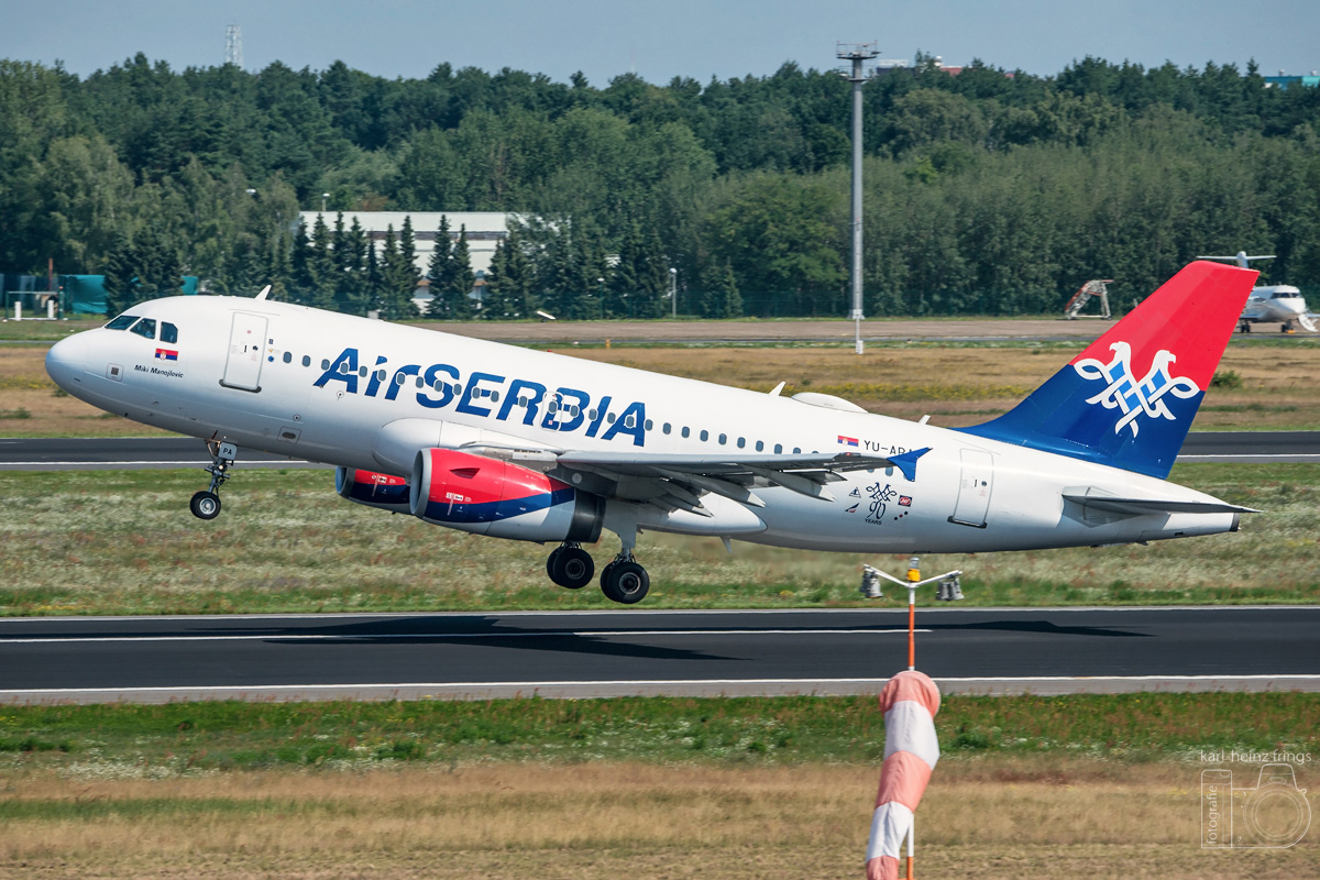 U-APA Air Serbia Airbus A319-100