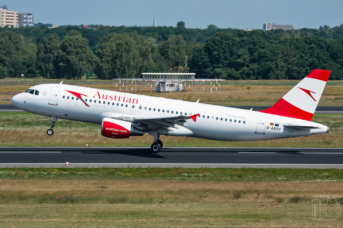 D-ABZC Austrian Airlines Airbus A320-200
