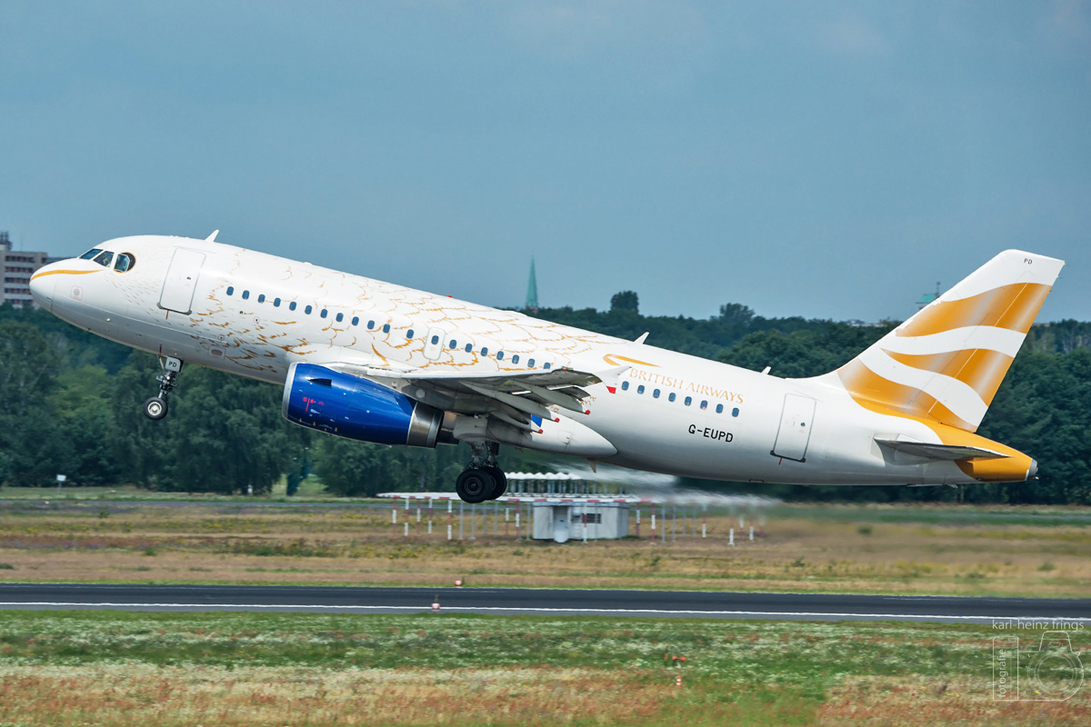 G-EUPD British Airlines Airbus A319-100