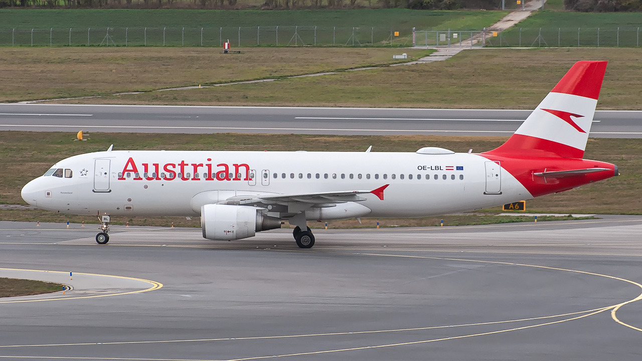 OE-LBL Austrian Airlines Airbus A320-200