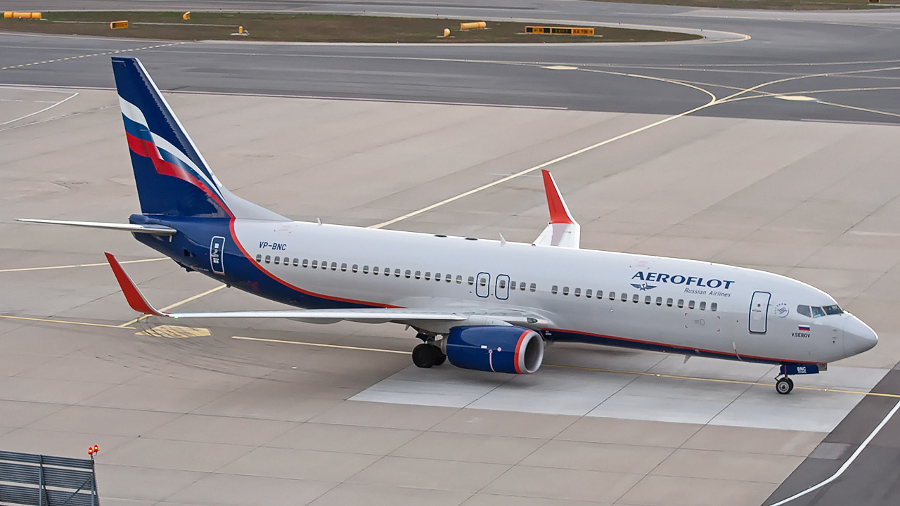 VP-BNC Aeroflot Boeing 737-800