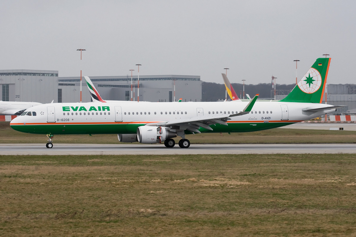 B-16208/D-AVZI EVA Air Airbus A321-200/S