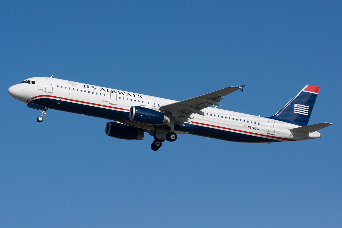 N576UW/D-AVZL c/n 6027 US Airways Airbus A321-200