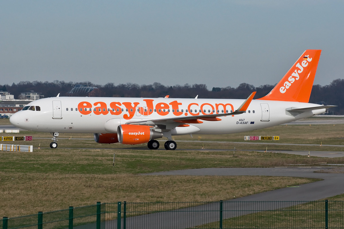 D-AXAF c/n 6047 EasyJet Airbus A320-200/S